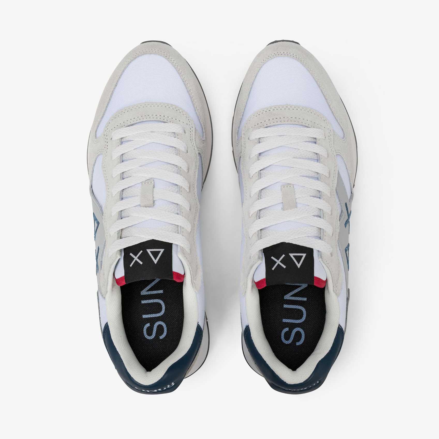Sun68 Jaki 2.0 Solid in nylon e suede bianco