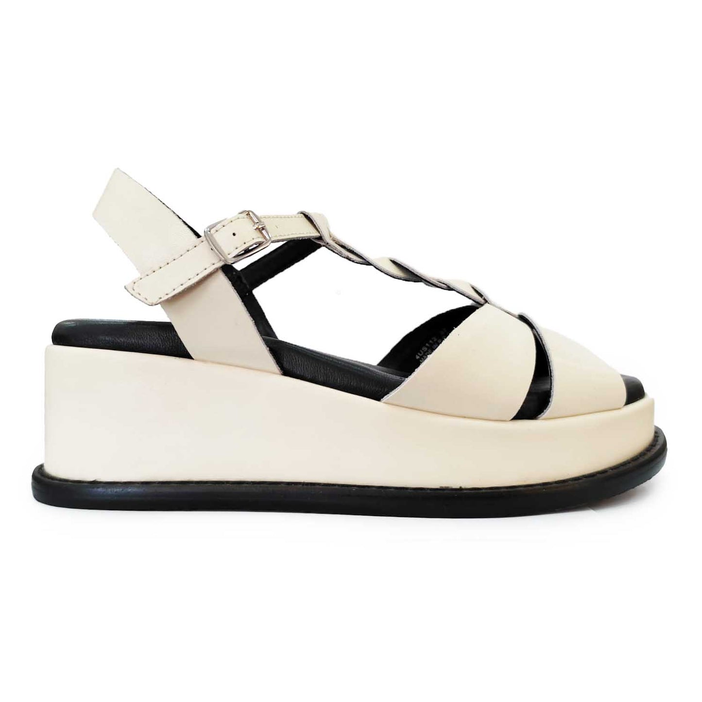 4US Paciotti sandalo zeppa Beige