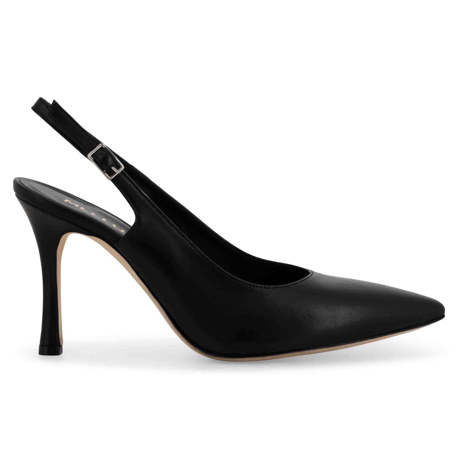 Melluso Slingback in pelle tacco 90