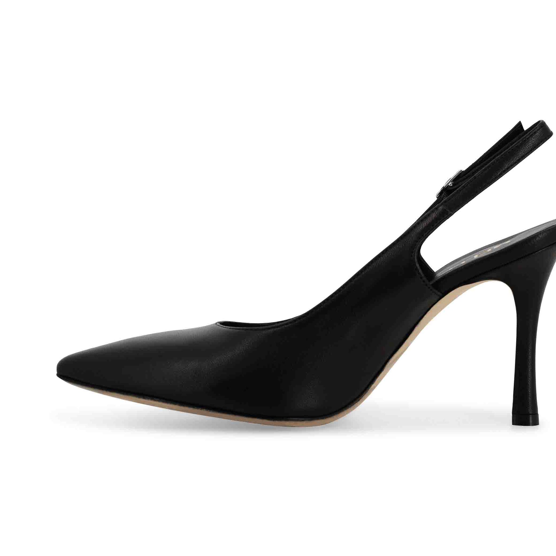 Melluso Slingback in pelle tacco 90