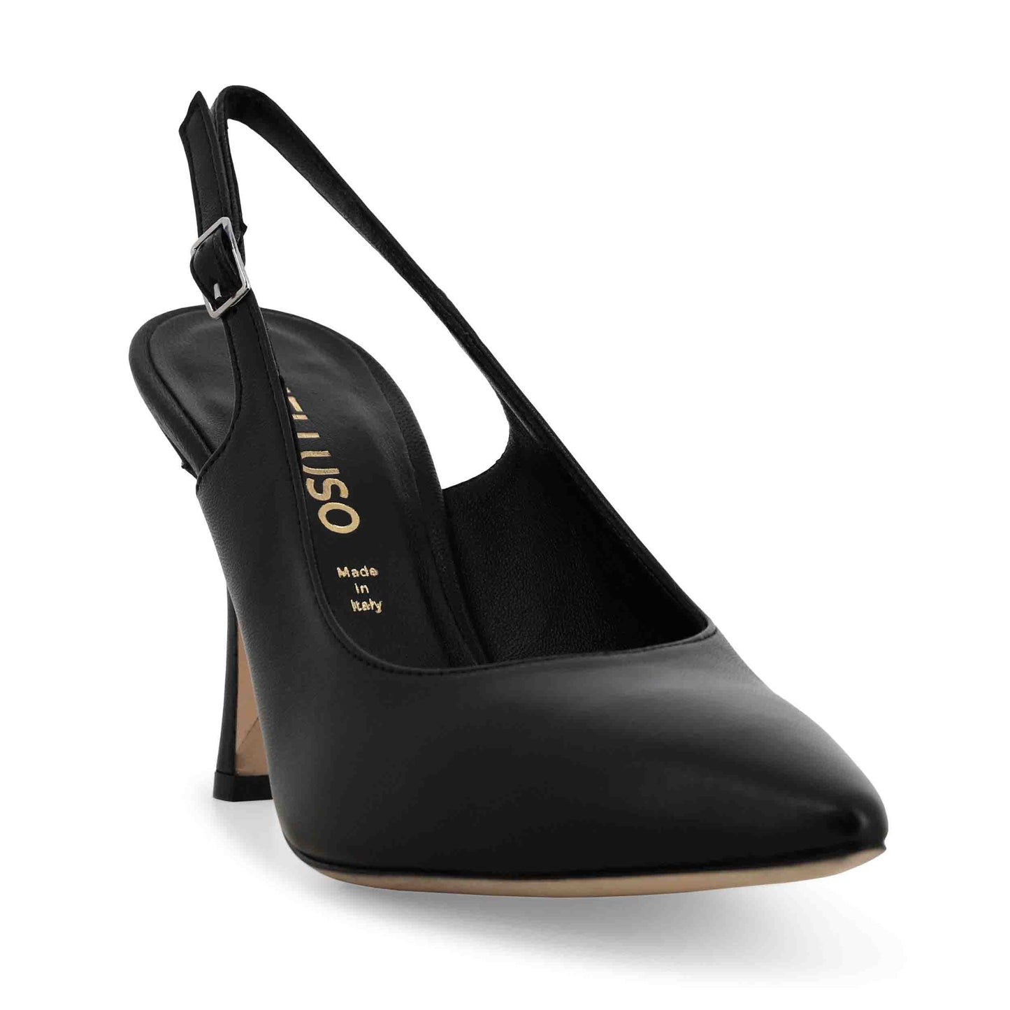 Melluso Slingback in pelle tacco 90