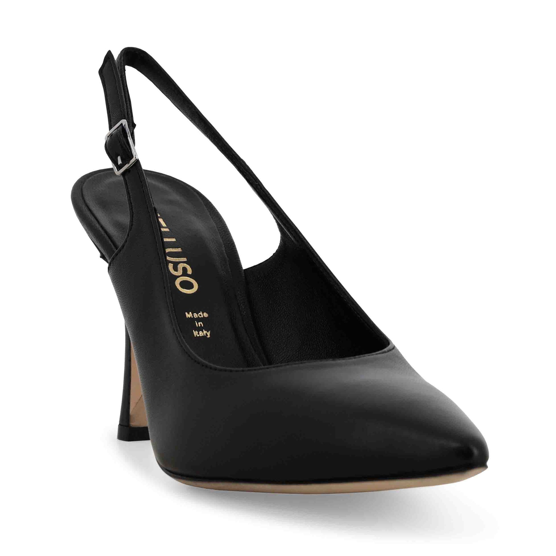 Melluso Slingback in pelle tacco 90
