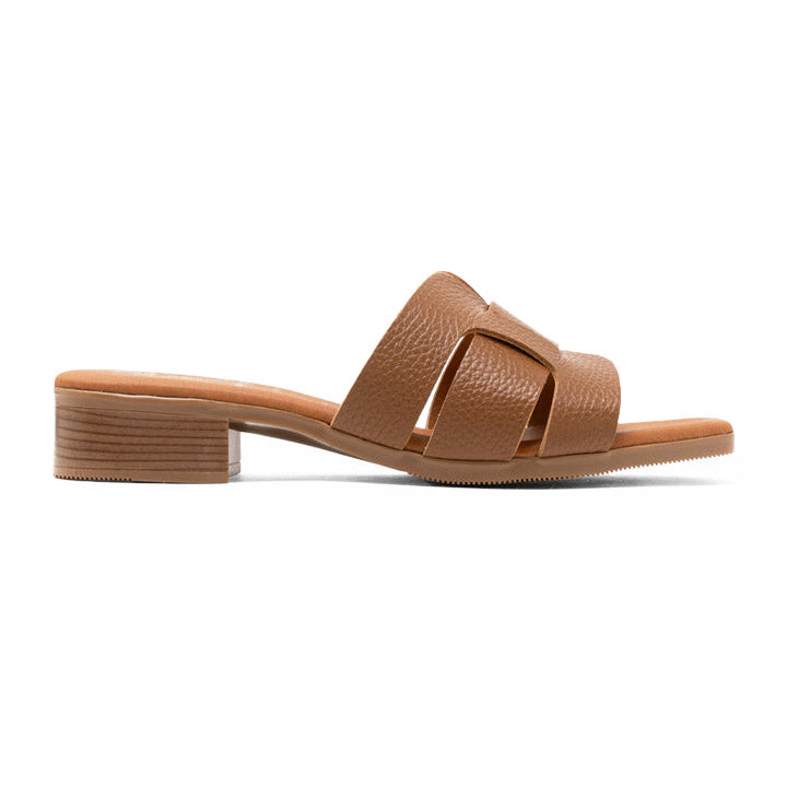 Prignani ciabatta in pelle martellata memory Marrone