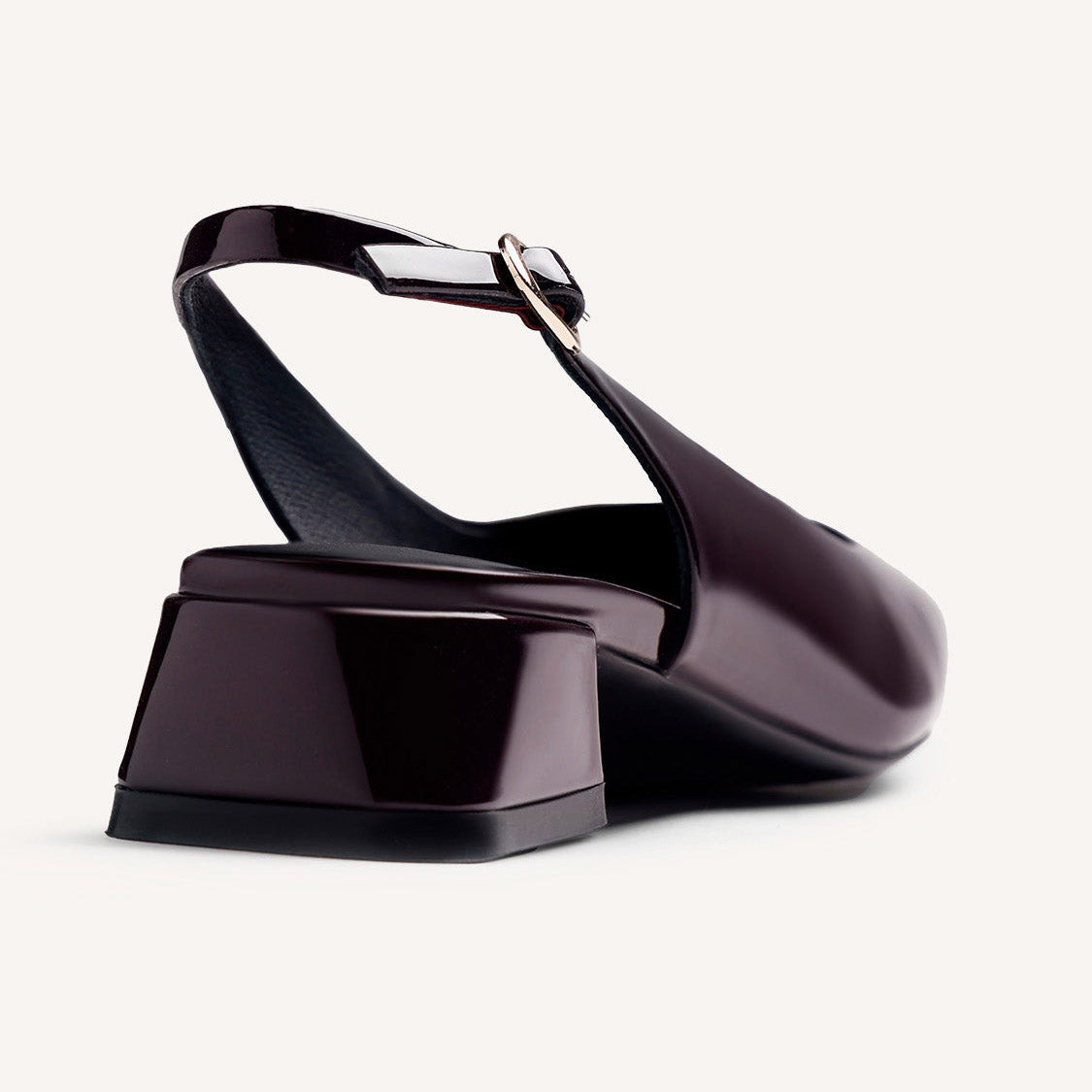 Gioseppo slingback in vernice Bordeaux