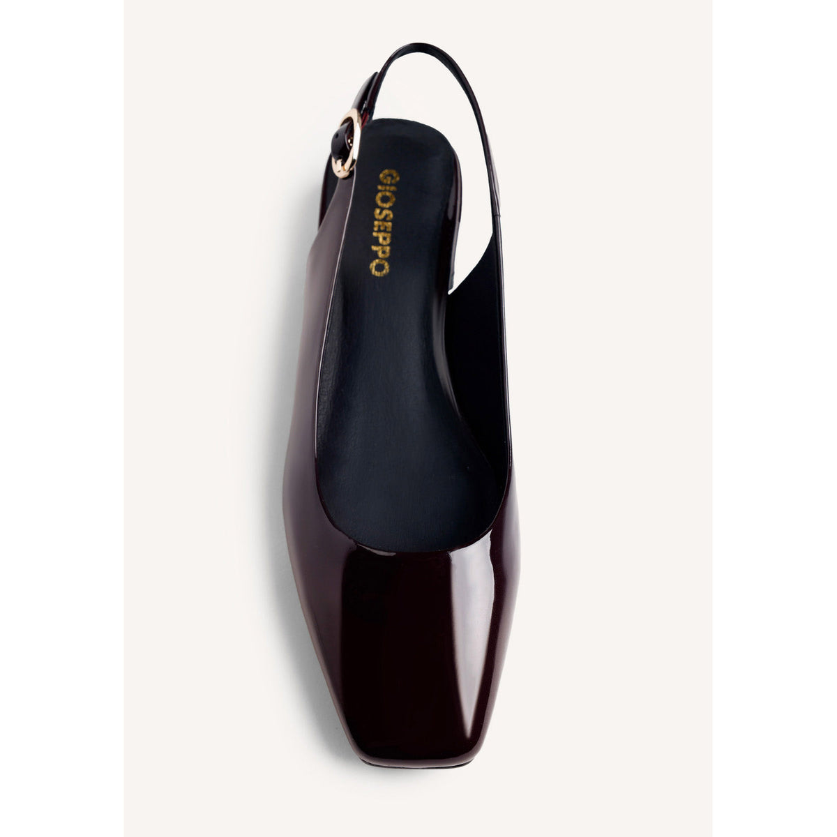 Gioseppo slingback in vernice Bordeaux