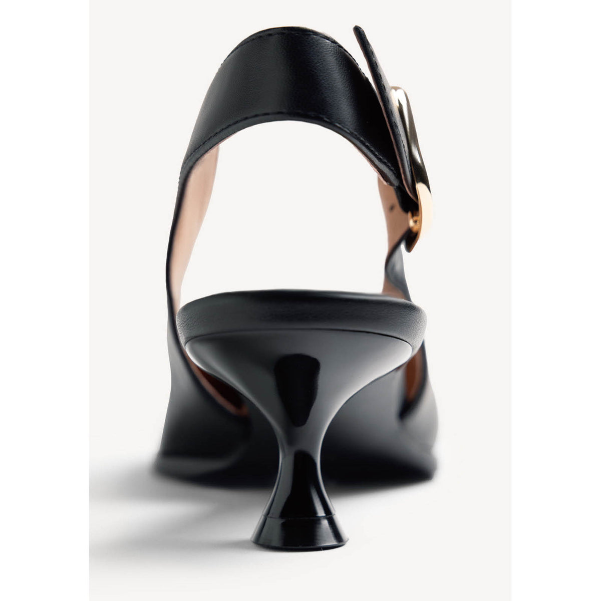 Gioseppo slingback con cinturino Nero