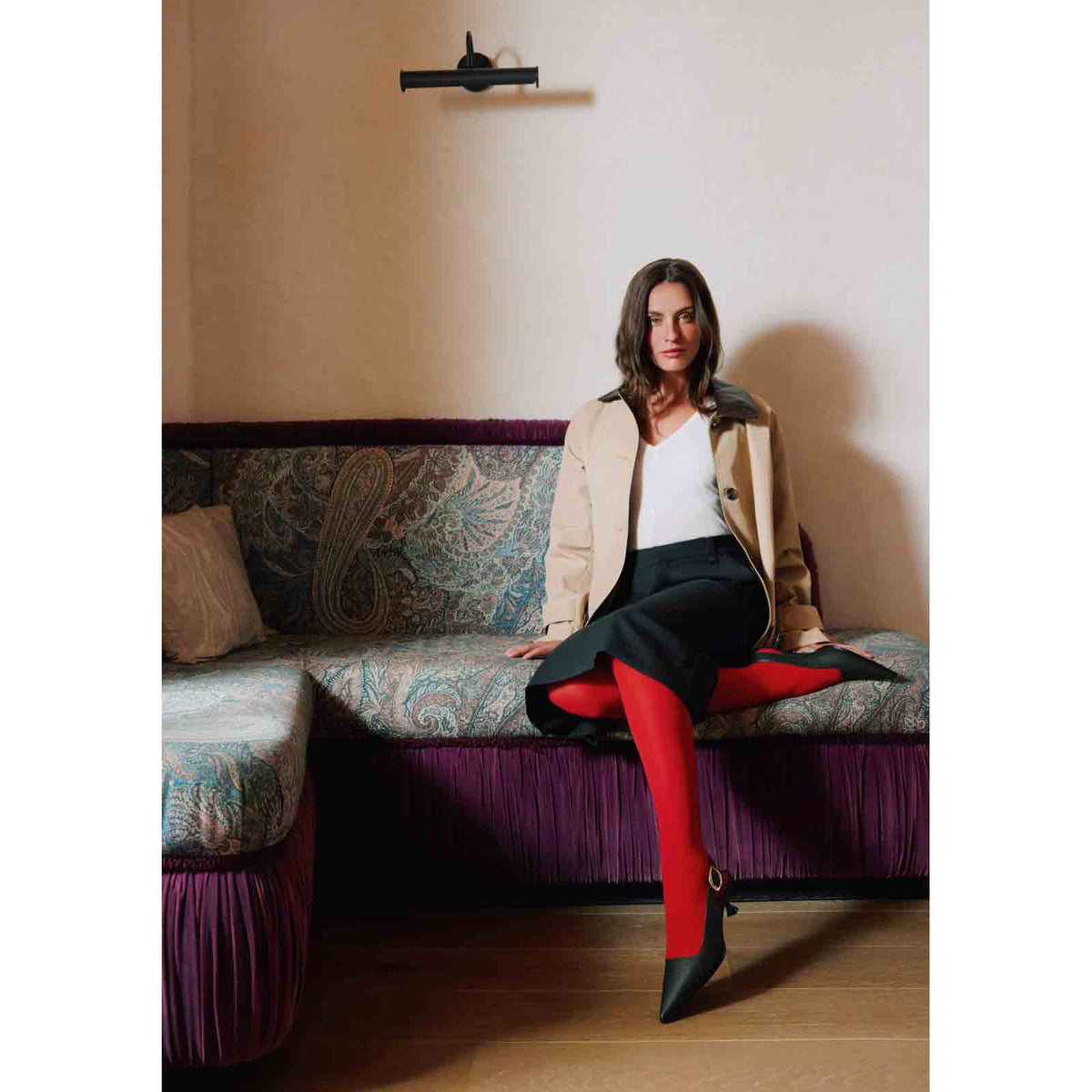 Gioseppo slingback con cinturino Nero
