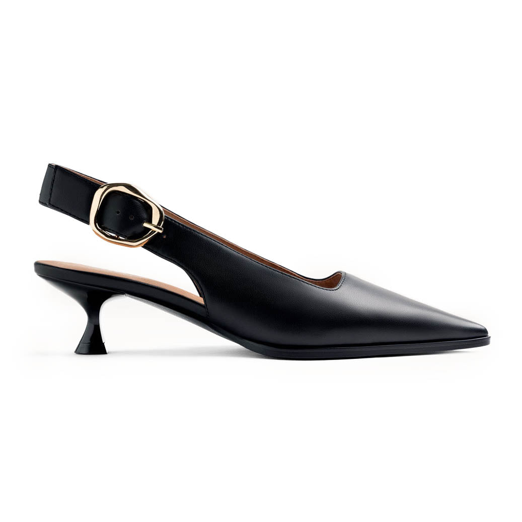 Gioseppo slingback con cinturino Nero