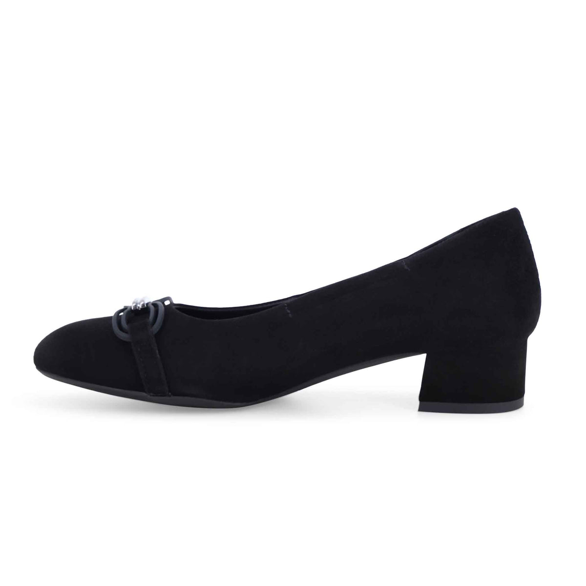 Melluso Décolleté donna tacco basso in pelle nero a267