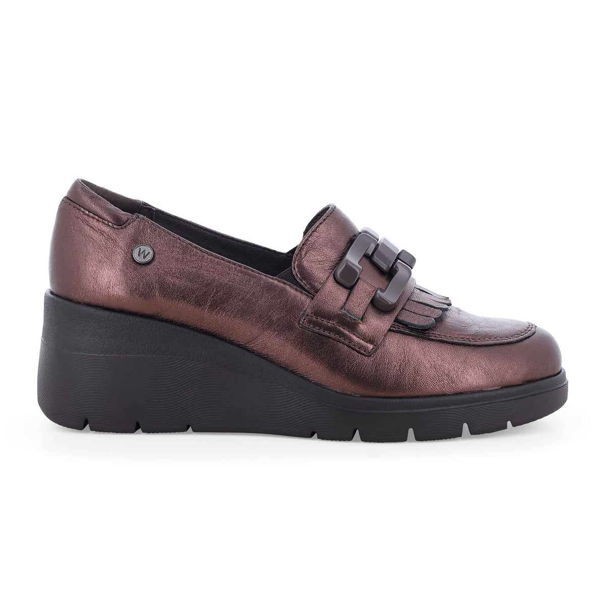 Melluso Mocassino comodo donna in morbida pelle bronzo k55302
