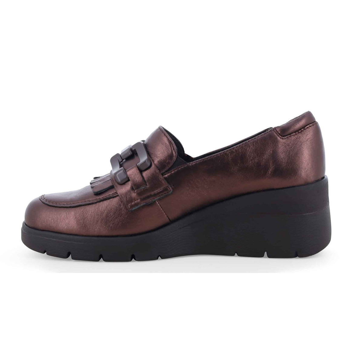 Melluso Mocassino comodo donna in morbida pelle bronzo k55302
