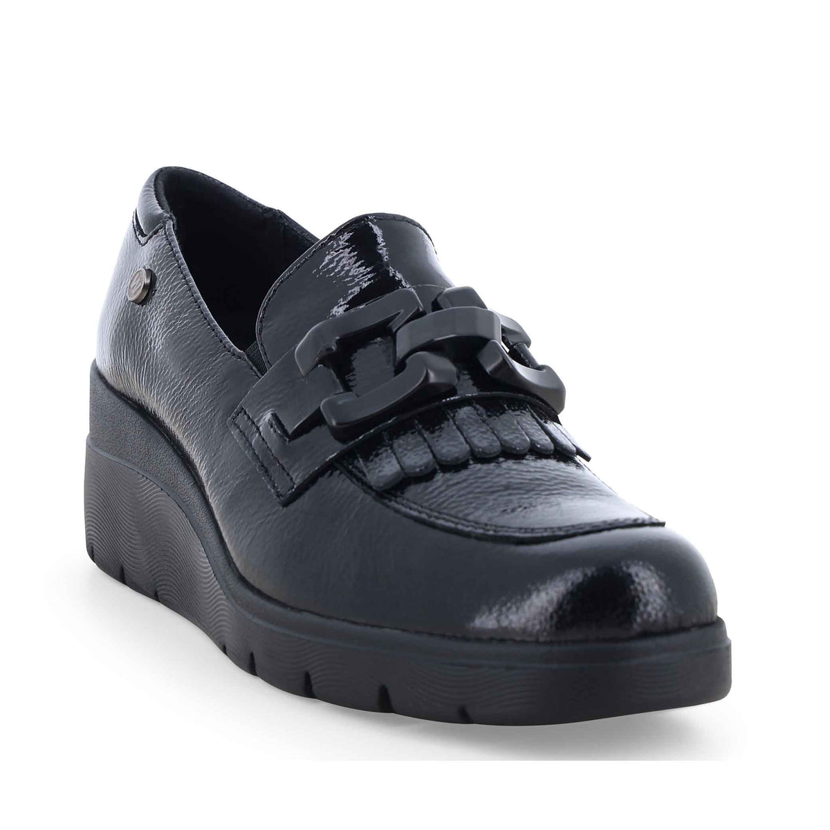 Melluso Mocassino comodo donna in morbida pelle nero k55302