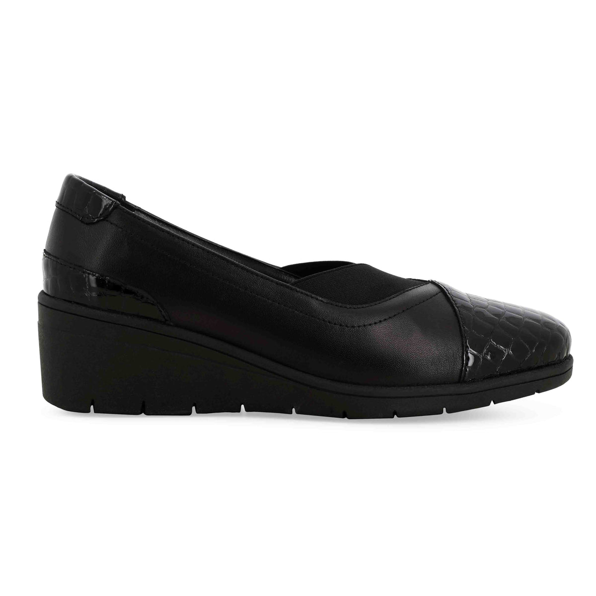 Melluso mocassino  in vernice e pelle nero Taylor Black