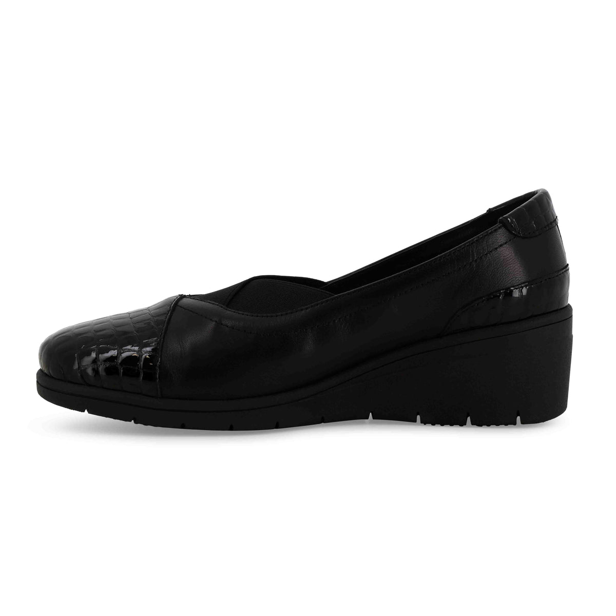 Melluso mocassino  in vernice e pelle nero Taylor Black