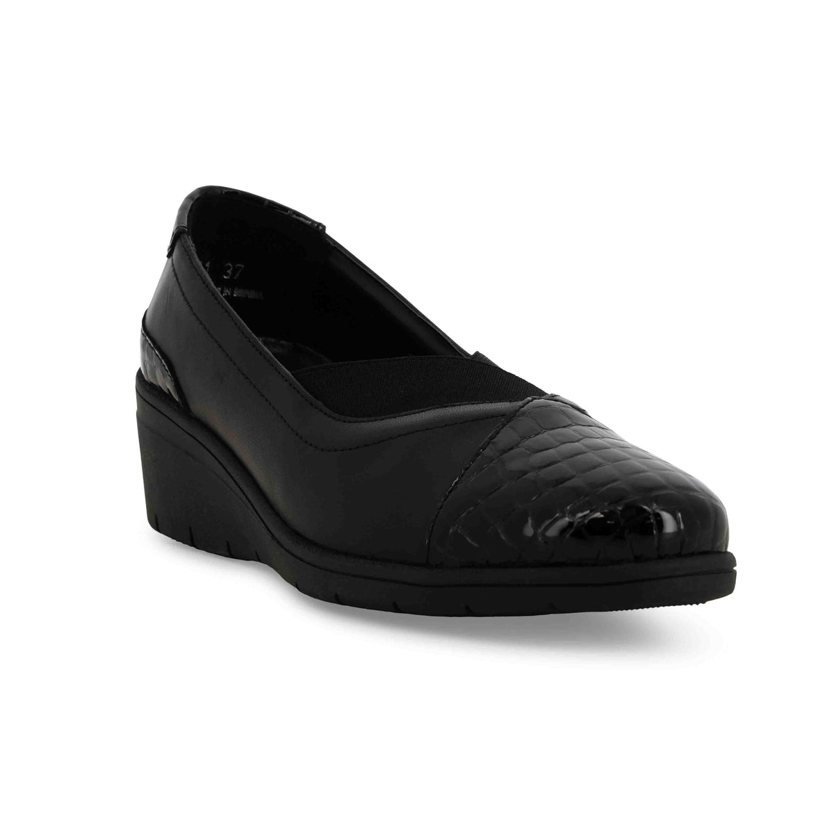 Melluso mocassino  in vernice e pelle nero Taylor Black