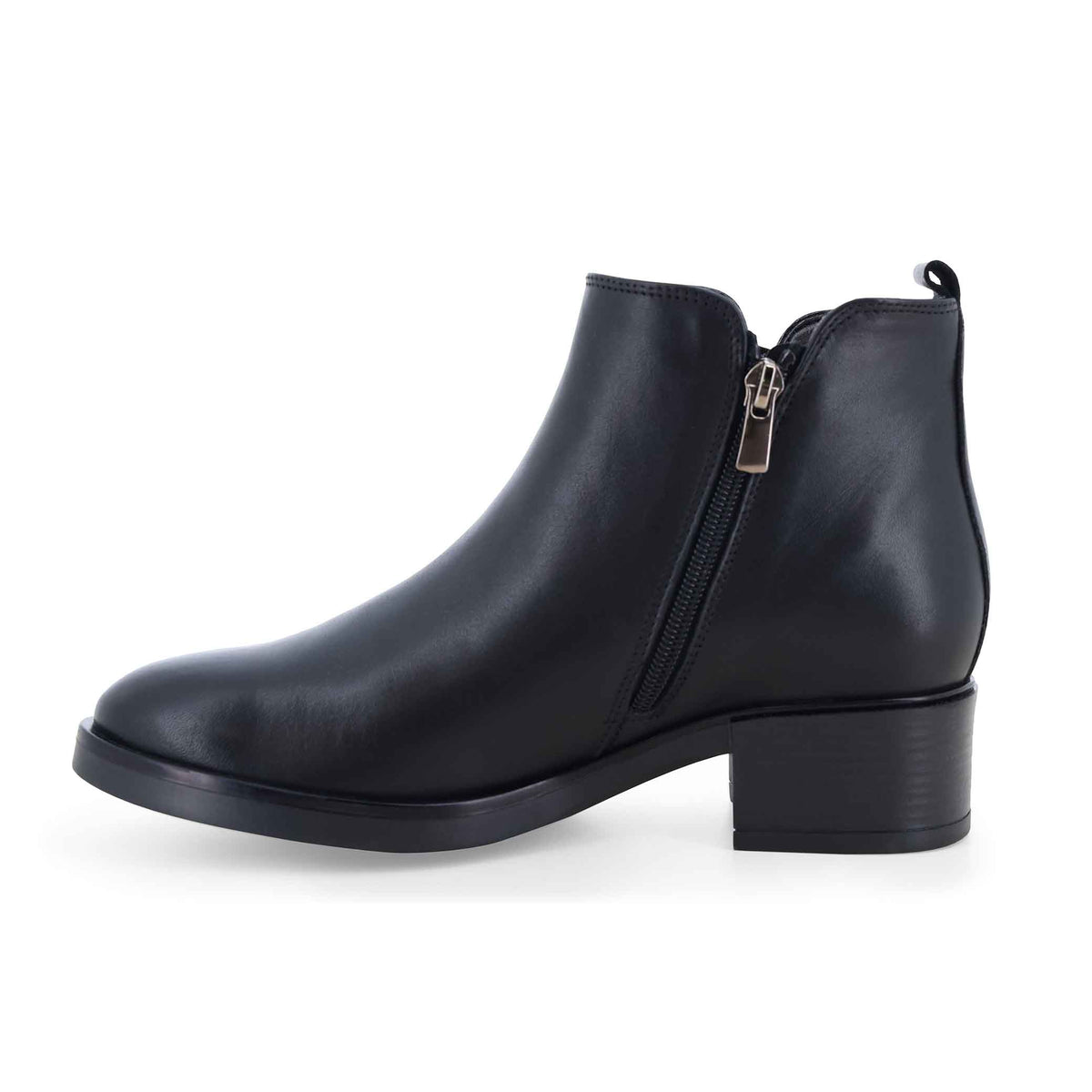 MellusoStivaletto donna in morbida pelle nero k91851q