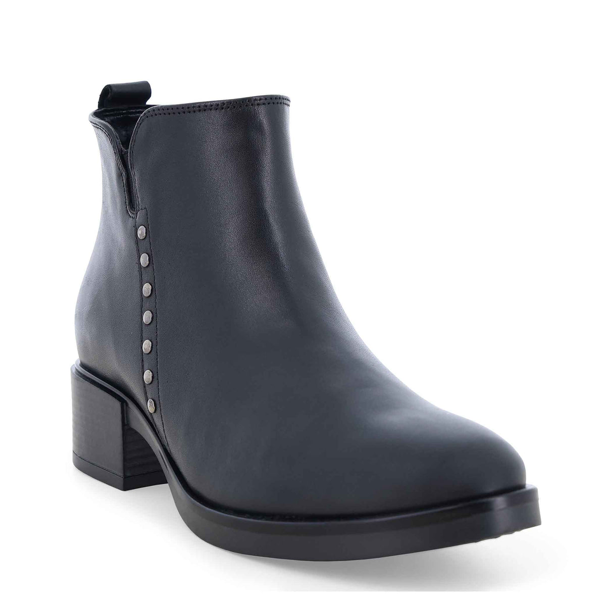 MellusoStivaletto donna in morbida pelle nero k91851q