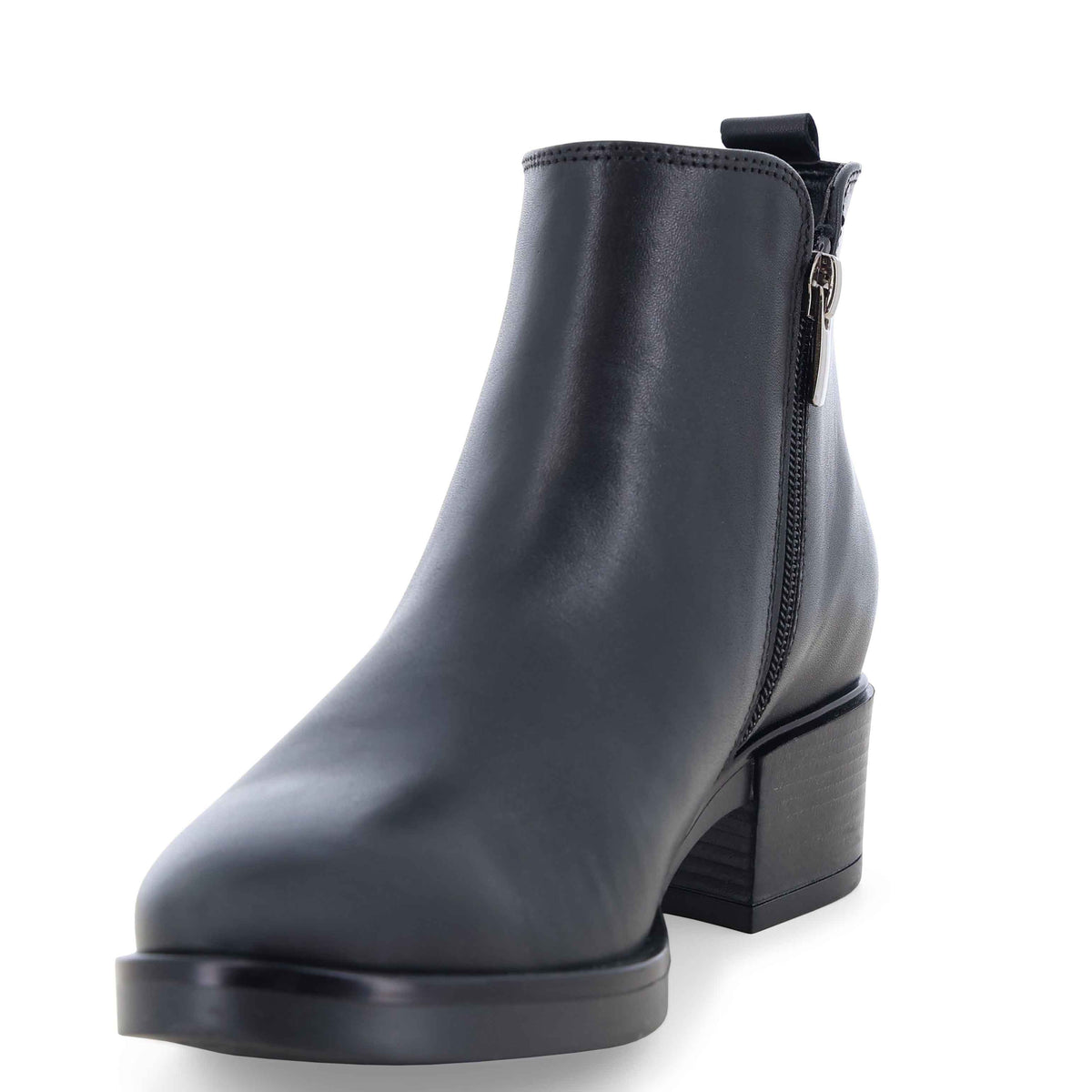 MellusoStivaletto donna in morbida pelle nero k91851q