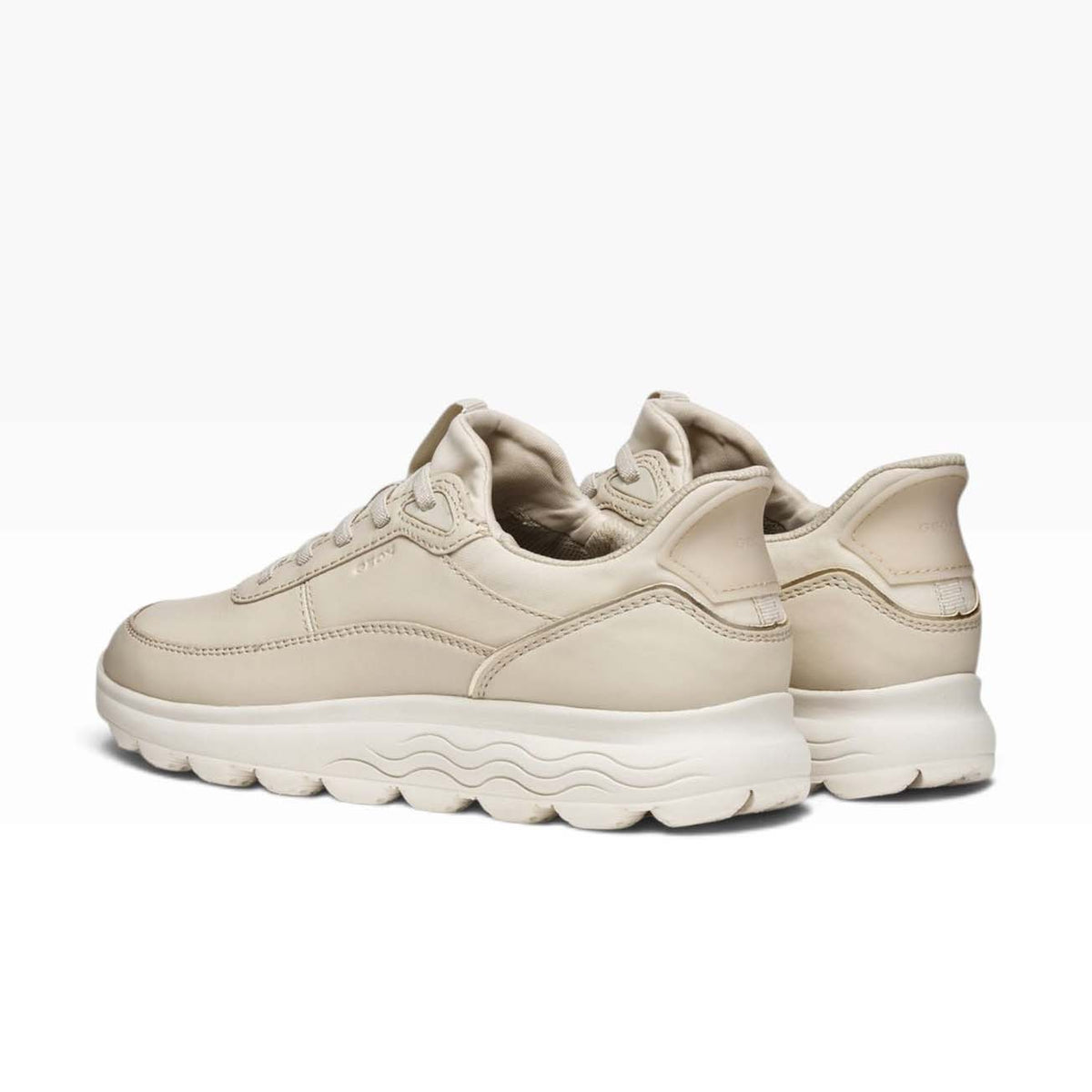 Geox Spherica Plus Sneaker Bassa Donna - D567MB00085 Papyrus