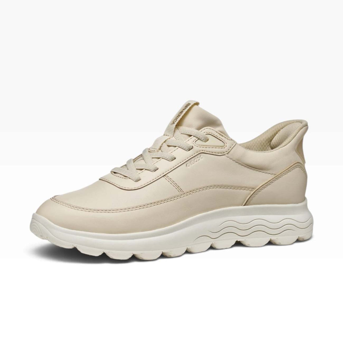Geox Spherica Plus Sneaker Bassa Donna - D567MB00085 Papyrus