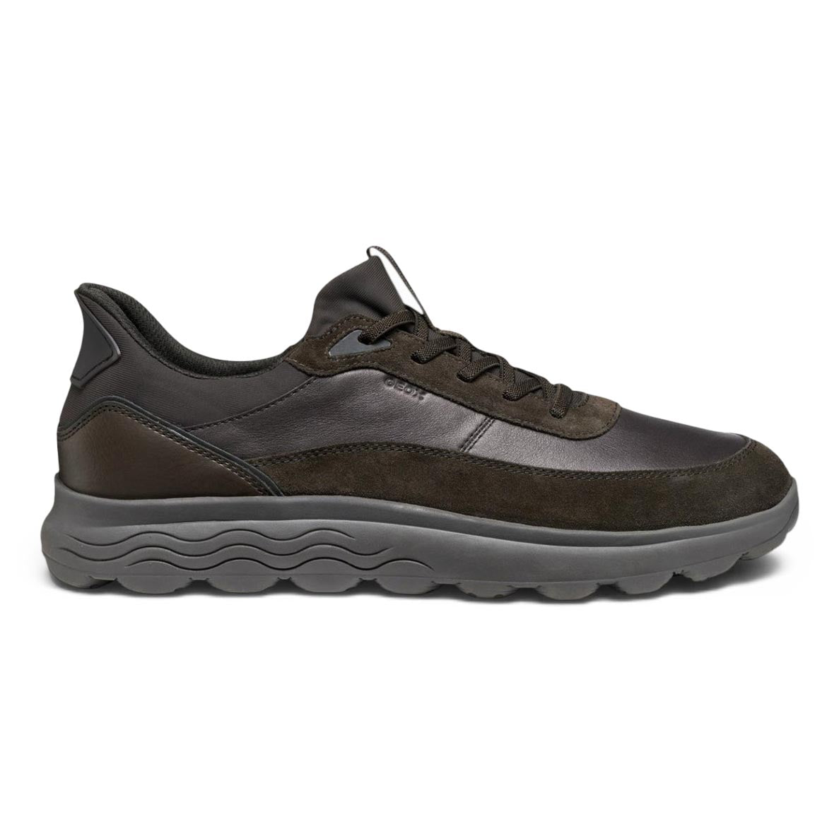 GEOX Spherica Plus Sneaker Bassa Uomo Dark Brown