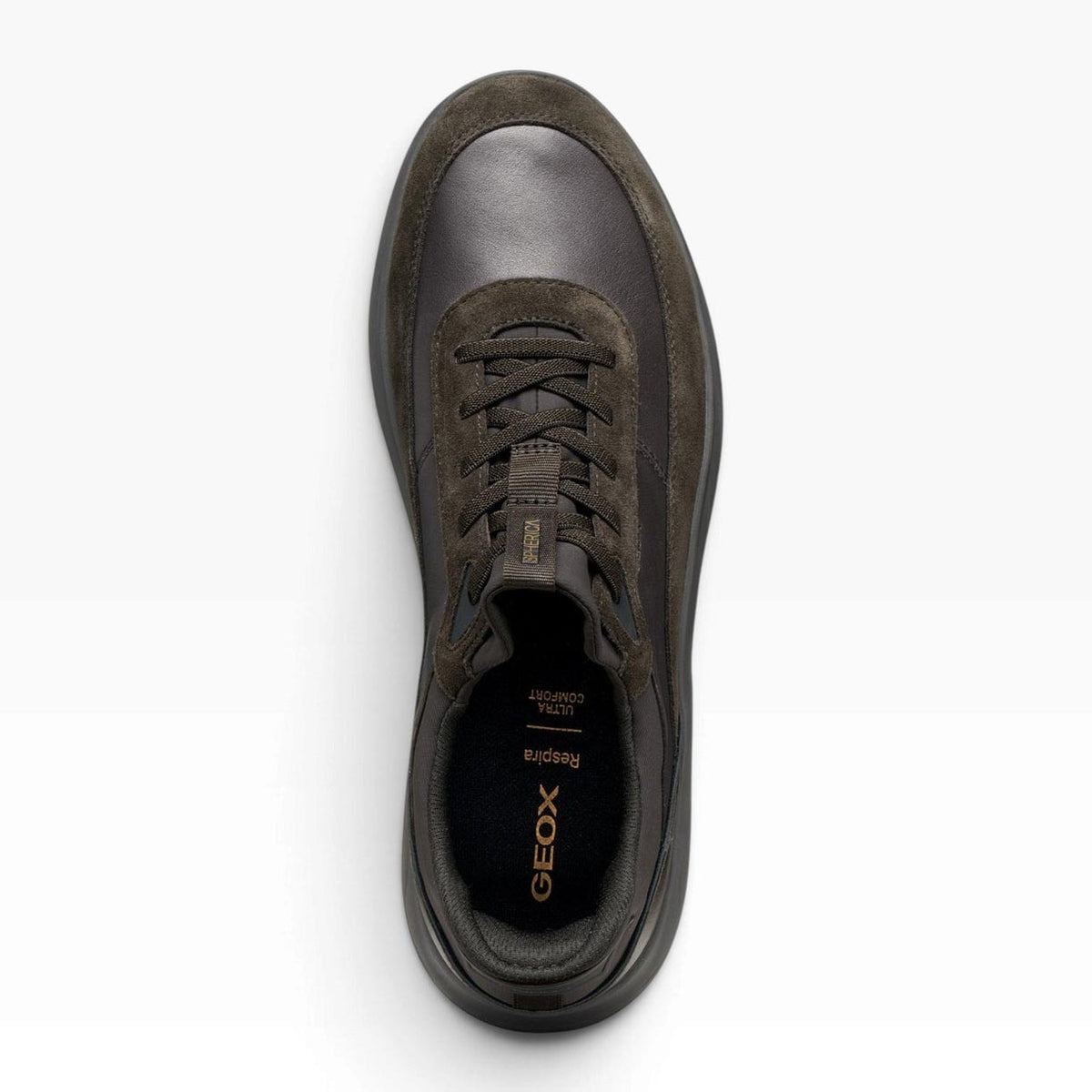 GEOX Spherica Plus Sneaker Bassa Uomo Dark Brown