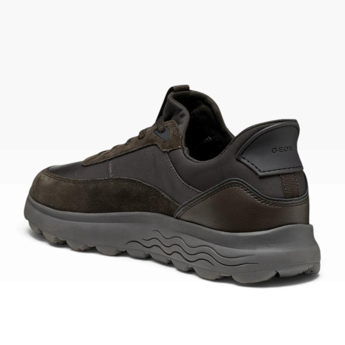 GEOX Spherica Plus Sneaker Bassa Uomo Dark Brown