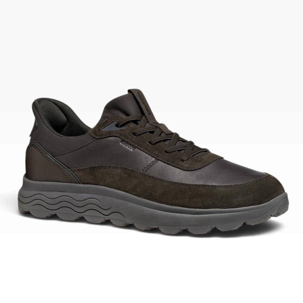GEOX Spherica Plus Sneaker Bassa Uomo Dark Brown