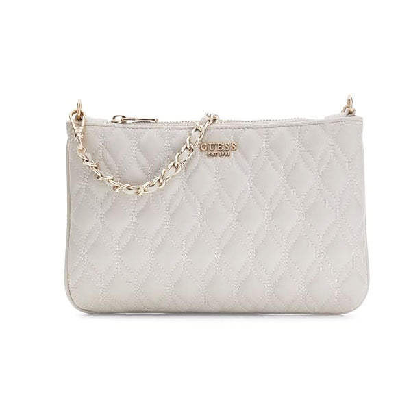 Guess MiniBags MAXINE QUILTED FLAT Pouch Taupe