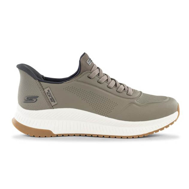 Skechers Sneakers beige da uomo Slip-ins con tomaia traforata