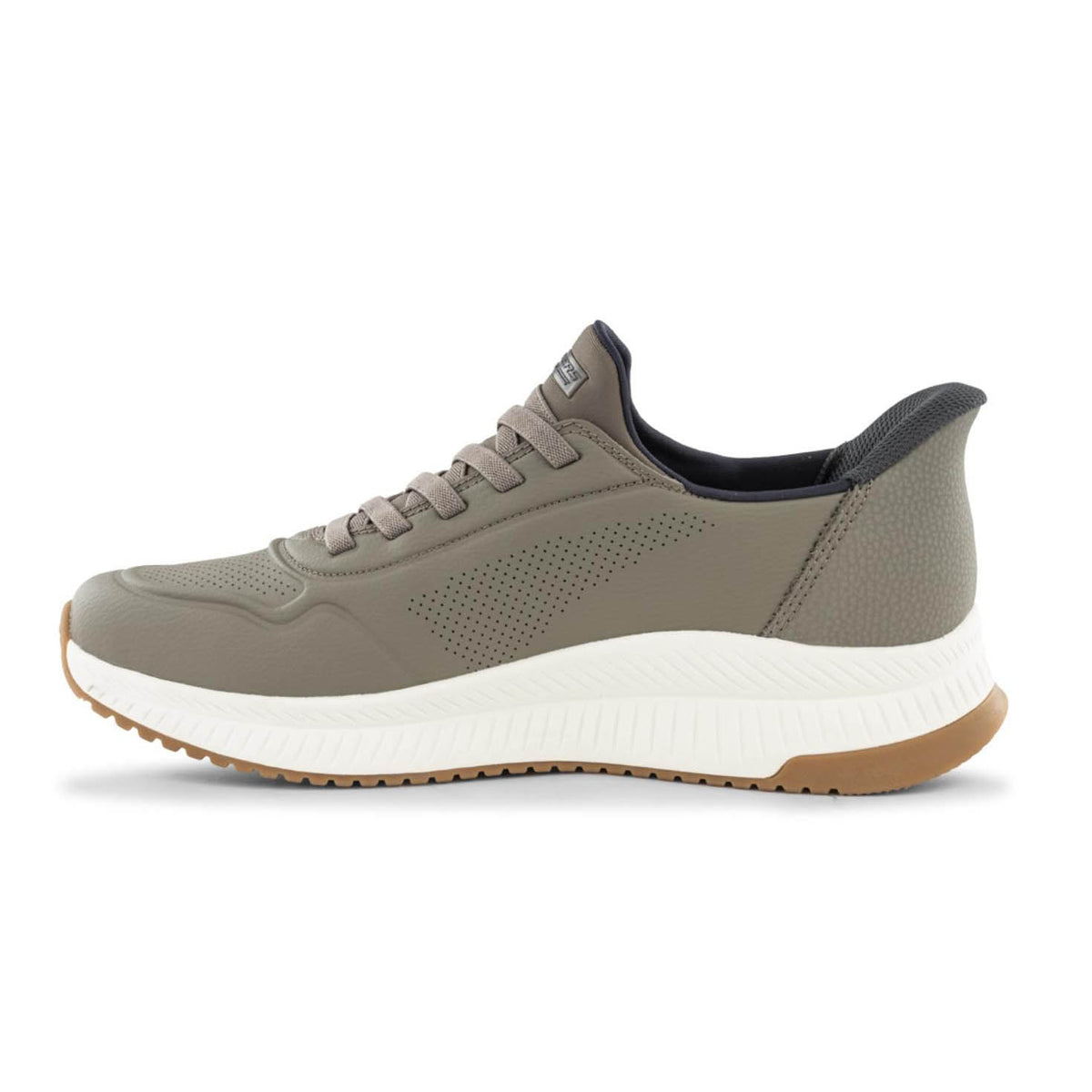 Skechers Sneakers beige da uomo Slip-ins con tomaia traforata
