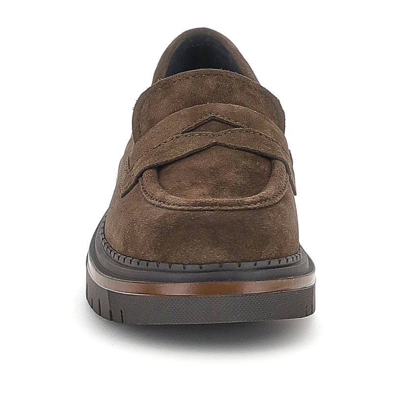 Stonefly mocassini RHEA 9 in suede marrone