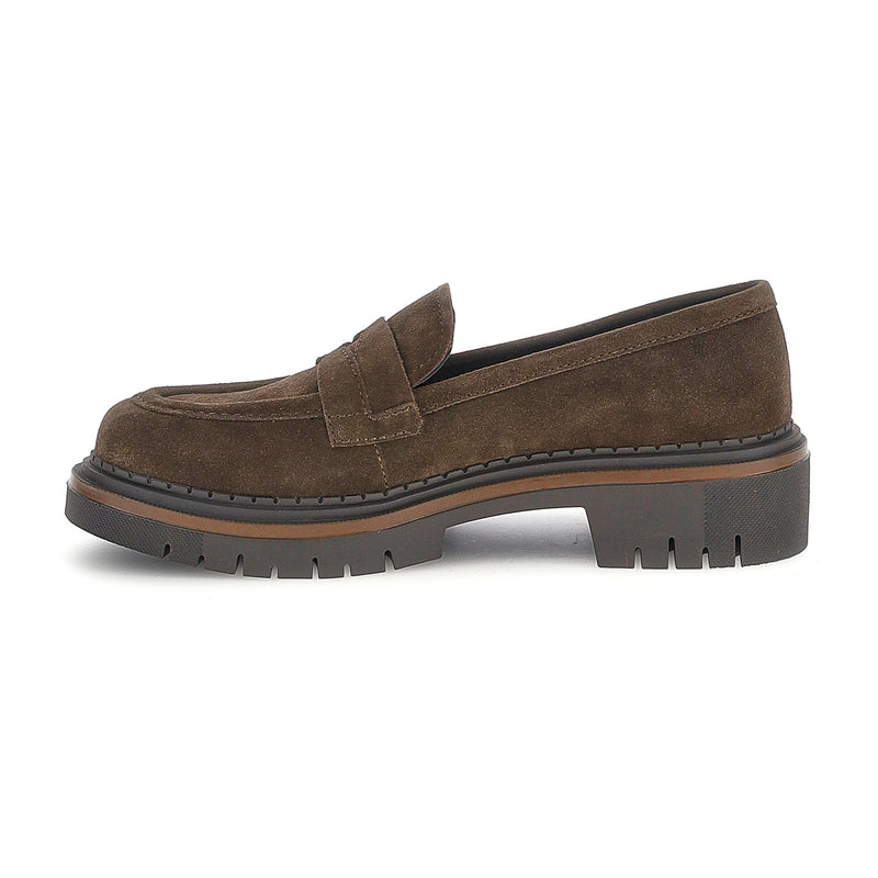 Stonefly mocassini RHEA 9 in suede marrone