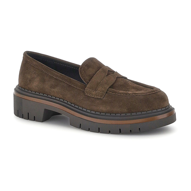 Stonefly mocassini RHEA 9 in suede marrone