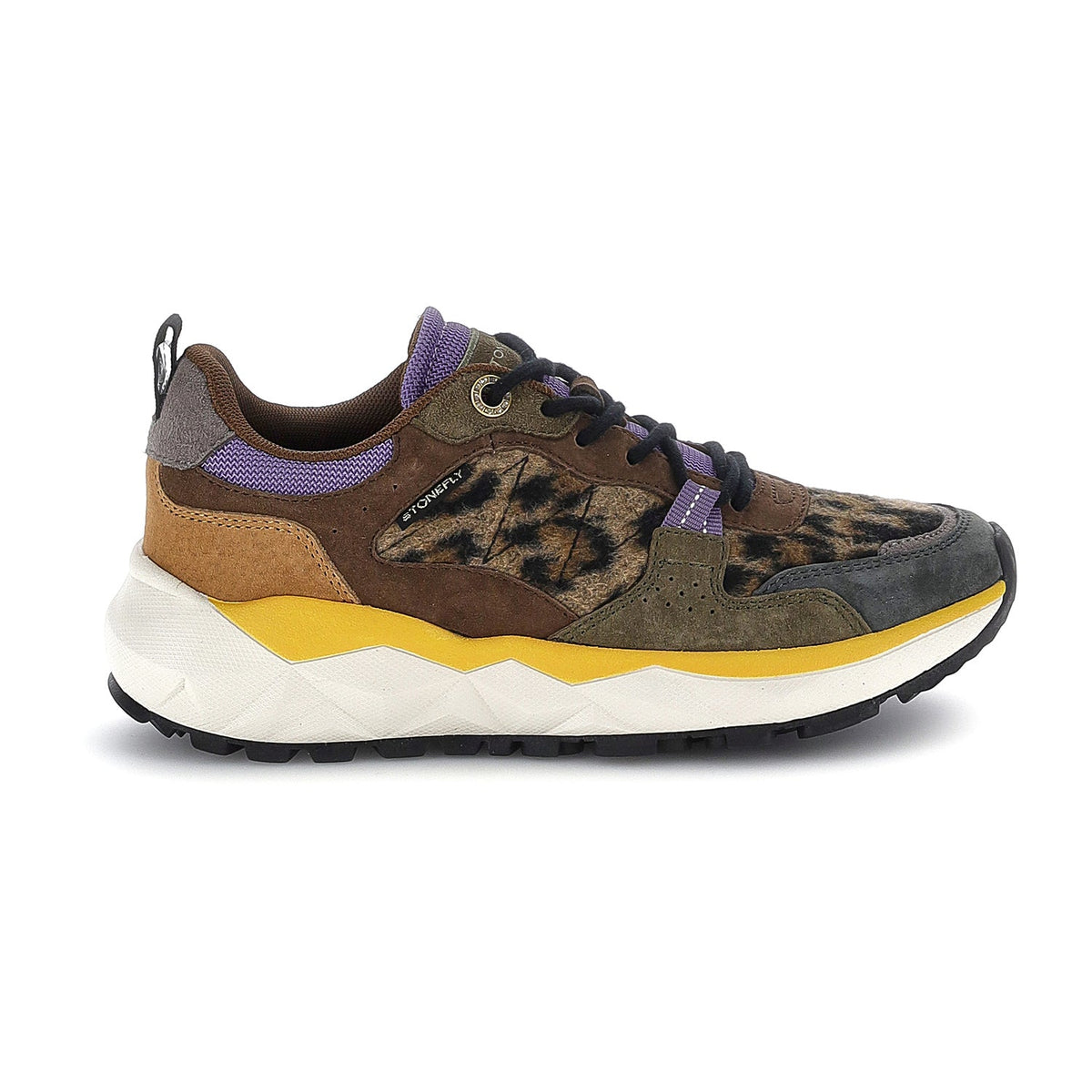 Stonefly sneakers FUJI W 1 SUE FUR print